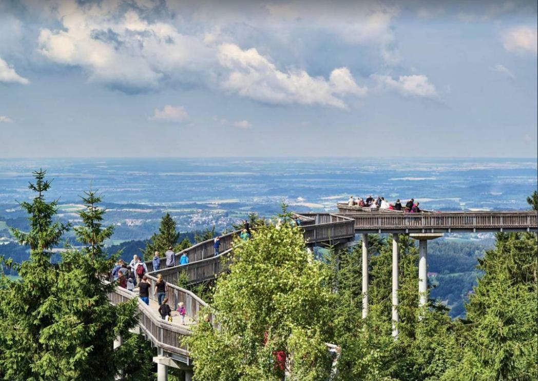 Ferienwohnung Mit Blick In Den Bayrischen Wald Oberhalb Von Sankt Engelmar Sankt Englmar Buitenkant foto